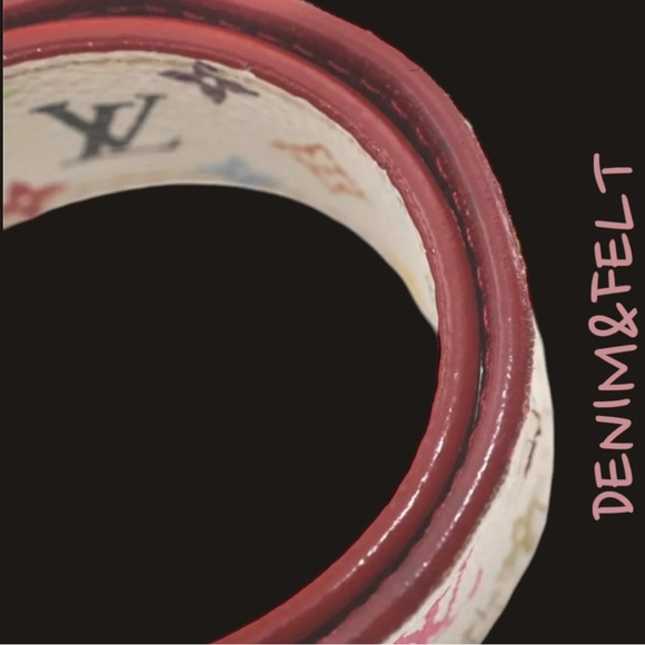 Louis Vuitton Women’s White/Multi Color Monogram Multicolor Ceinture Belt 85|34 - Picture 15 of 16